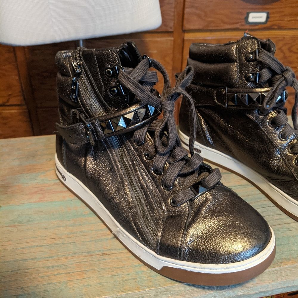 Michael Kors dope metallic high tops